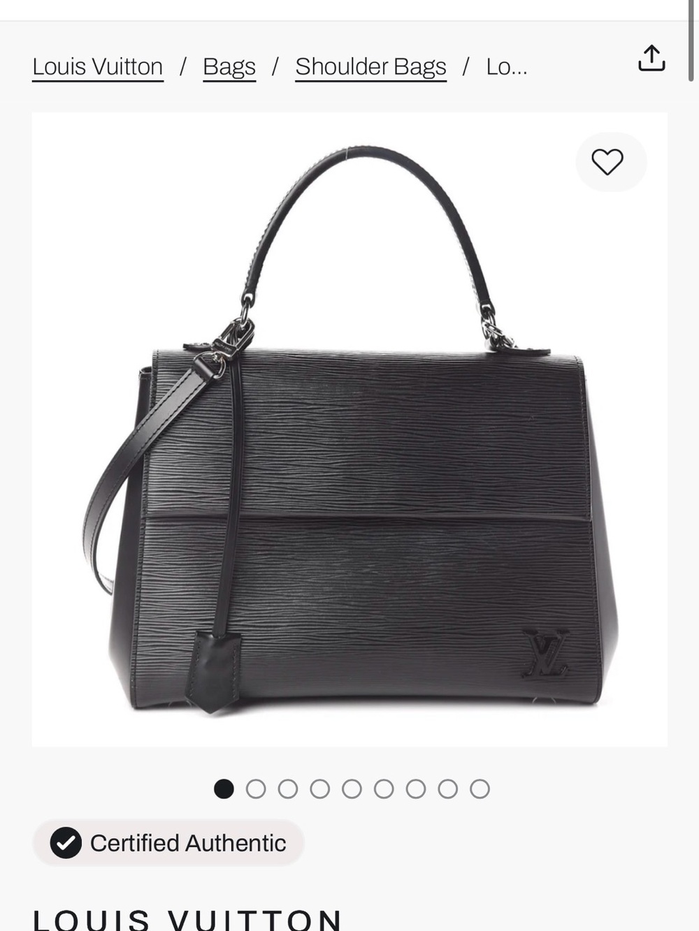 Louis Vuitton Epi Cluny MM Black - Picture 16 of 16